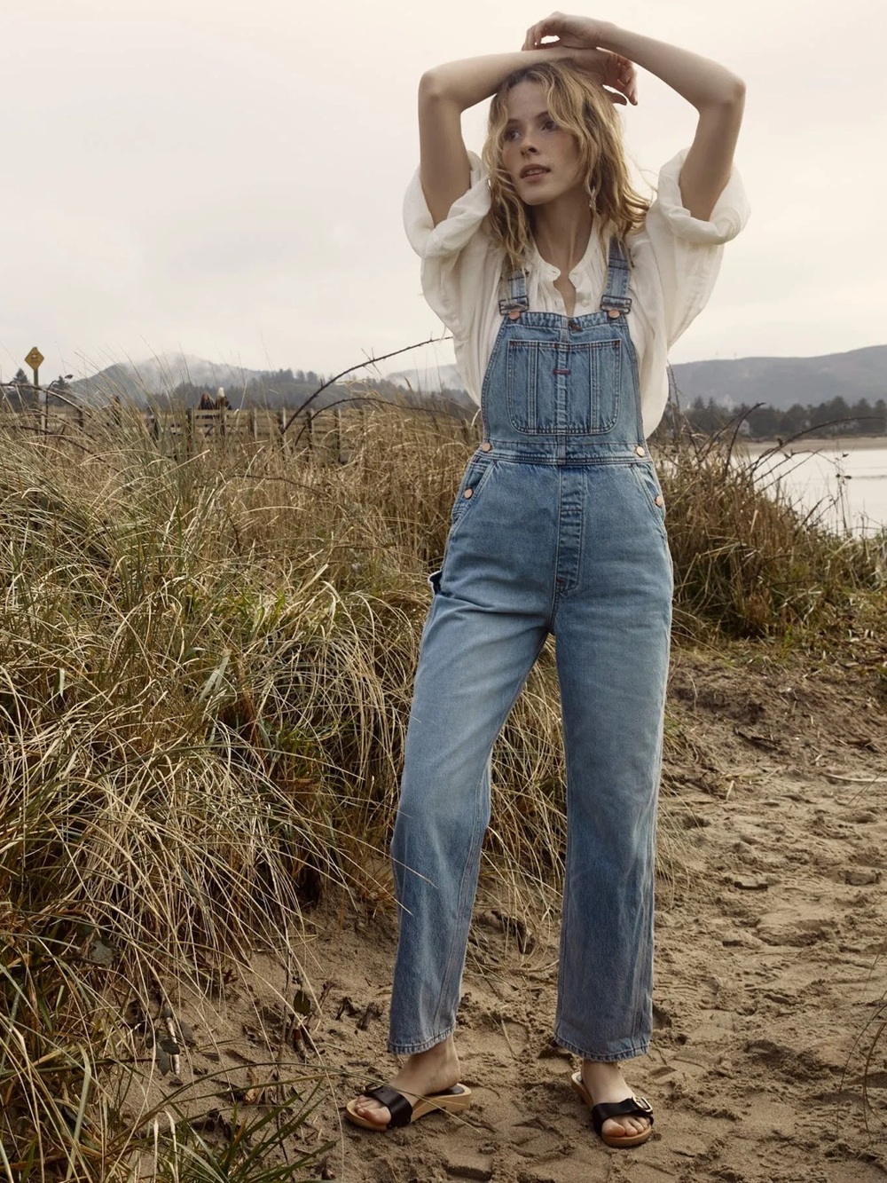 Doen Light Blue Myrtle Overalls